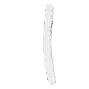 Dvostranski dildo realističen dvojni dildo 34 cm prozoren