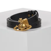 Vivienne Westwood SMALL ORB BUCKLE BELT Črna