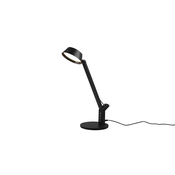 Mat črna LED zatemnitvena namizna svetilka (višina 40 cm) Ava – Trio
