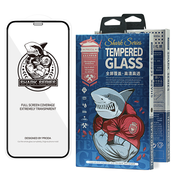 Proda Shark kaljeno steklo za zaščito zaslona z okvirjem za iPhone 12 Pro/iPhone 12