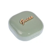 Bluetooth slušalice Guess Script Metal Logo zelene (GUTWSJ7BTE4GN)