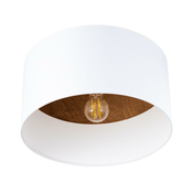 Sollux SL.1392 - Plafonsko svetlo TELESTO 1xE27/15W/230V, precnik 35 cm, belo/braon