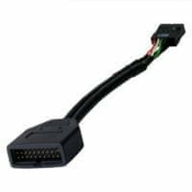 Sinnect kabel adapter/konverter USB 3.0 19pin/USB 2.0 9pin, 20cm (18.101)