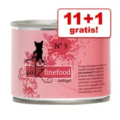 11 + 1 gratis! catz finefood 12x200 g - Divjačina
