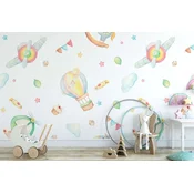 Wallity Tapete za zid MDK-00120, 100x100 cm, Šarena