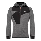 Salewa PUEZ 2 DRY M L/S HOOD FZ TEE, moška pohodna jopa, siva 27221