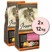 Primordial GF PUPPY - piščanec in morske ribe 2x12 kg