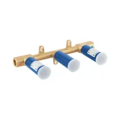 GROHE 29025002 -Univerzalno podometno telo za umivalniško armaturo s tremi odprtinami, medenina
