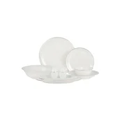 Madame Coco Porcelanski set za rucavanje za 6 osoba Linda, 30 delova, Beli