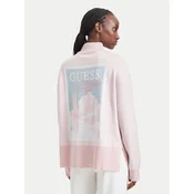Guess Pulover V6BR12 Z1673 Svetlo rožnata Regular Fit