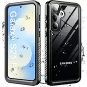 Vodoodporen ovitek ShellBox WaterProof za Samsung Galaxy S25 FE z IP68 za spuste do 1.5m globine - črn