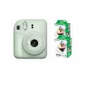 FujiFilm Fotoaparat Instax Mini 12 + 2 filma Mint Green Bundle