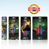 KOOH-I-NOOR Drvene bojice Dino 3591/ set 1/6