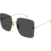 Gucci GG1147S 001 ONE SIZE (62) Zlata/Siva