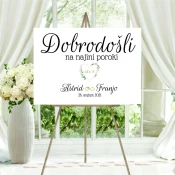 Tabla dobrodošlice TABPOR 104