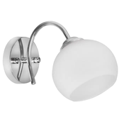 ActiveJet Svetilka Activejet Classic IRMA, enojna stenska, niklasta, E27, za dnevno sobo, premer 175 mm, 40 W
