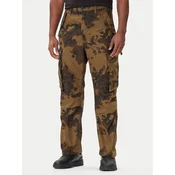 G-Star Raw Hlače iz tkanine R-3N D25224-D553 Zelena Straight Fit