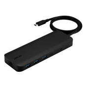 slomart Asus DC-320 priklopna postaja USB-C 11-v-1, črna