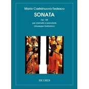 CASTELNUOVO-TEDESCO:SONATA OP.128 CLARINET AND PIANO