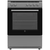 UNION W-60.0 S Elektricni šporet, 4 ringle, 65L, 85x60x60cm, Srebrni