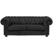 Landscape CHESTERFIELD ZOFA, črna tekstil