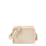 Juicy Couture Torba za čez ramo Kimberly kremna/srebrna