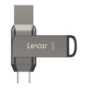 Lexar Lexar JumpDrive D400 USB stick 64GB, USB-A/USB-C