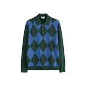 Next Pulover Argyle modra/zelena/rdeča