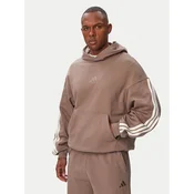 adidas Jopa Kit 3-Stripes Hoodie KW2406 Bež Regular Fit