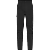 Didriksons ASHER USX PANTS, moške pohodne hlače, črna 506114