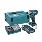 Makita Aku rázový šroubovák 1/4 Li-ion XGT 40V/2,5Ah, Makpac TD004GD201