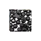 Štras perla 6 mm crna