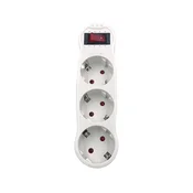 Aigostar - Razvodnik uticnica sa prekidacem 3x16A/230V SCHUKO