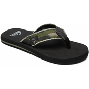 Quiksilver moške japonke Monkey Abyss M Sndl Xgck Green Brown Black 8, črno zelene, 41