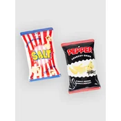 bitten Salt And Pepper Snack Set Of 2 Ceramic Decor multicolor