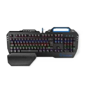 Nedis Žična igralna tipkovnica | USB | Mehanski ključi | RGB | nordijsko | ND Postavitev | USB napajanje | Dolžina napajalnega kabla: 1,70 m | Igranje