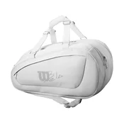 Torba za loparje Wilson  Bela Super Tour Padel White