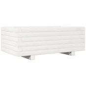 Vrtna sadilica bijela 70 x 40 x 26,5 cm od masivne borovine