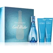 Davidoff Cool Water Woman Great Gift Set eau de toilette 100 ml body lotion 75 ml Cool Water and Cool Water Shower Gel