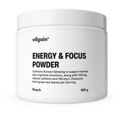 Energy & Focus Powder –? napitek v prahu s kofeinom in magnezijem za podporo koncentracije in zmanjšanje utrujenosti, sladkan s steviol glikozidi
