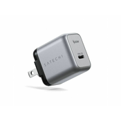 SATECHI Zidni punjac 20W USB-C PD / siva