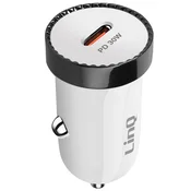 LINQ USB C avtomobilski polnilec 30 W Super Fast Charger, LinQ - bel, (20826634)