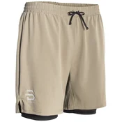 Bjorn Daehlie Kratke Hlače Run 2 in 1 Beige
