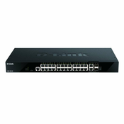 D-Link DGS-1520-28 Smart Managed Switch [24x Gigabit i 2x 10 Gbit/s Ethernet 2x 10 Gbit/s SFP+]