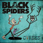 Black Spiders - Cvrses (Black & White Splattered Coloured) (LP)