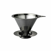 Hario Driper za filter kafu Double Mesh V60, Crni