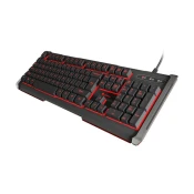NATEC GENESIS Gejmerska tastatura RHOD 400 (Crna) NKG-0873  USB, Membranski tasteri, EN (US), 1,8 m