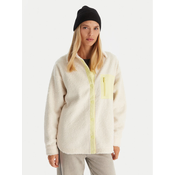Roxy Flis Chloe Kim Polar Shacket ERJPF03231 Écru Regular Fit