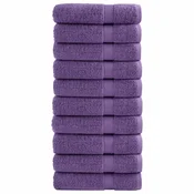 Vidaxl Premium brisače SOLUND 10 kos vijolična 50x100cm 600 g/m2