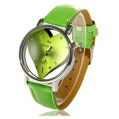 Ura WoMaGe HEART - zelena KP143